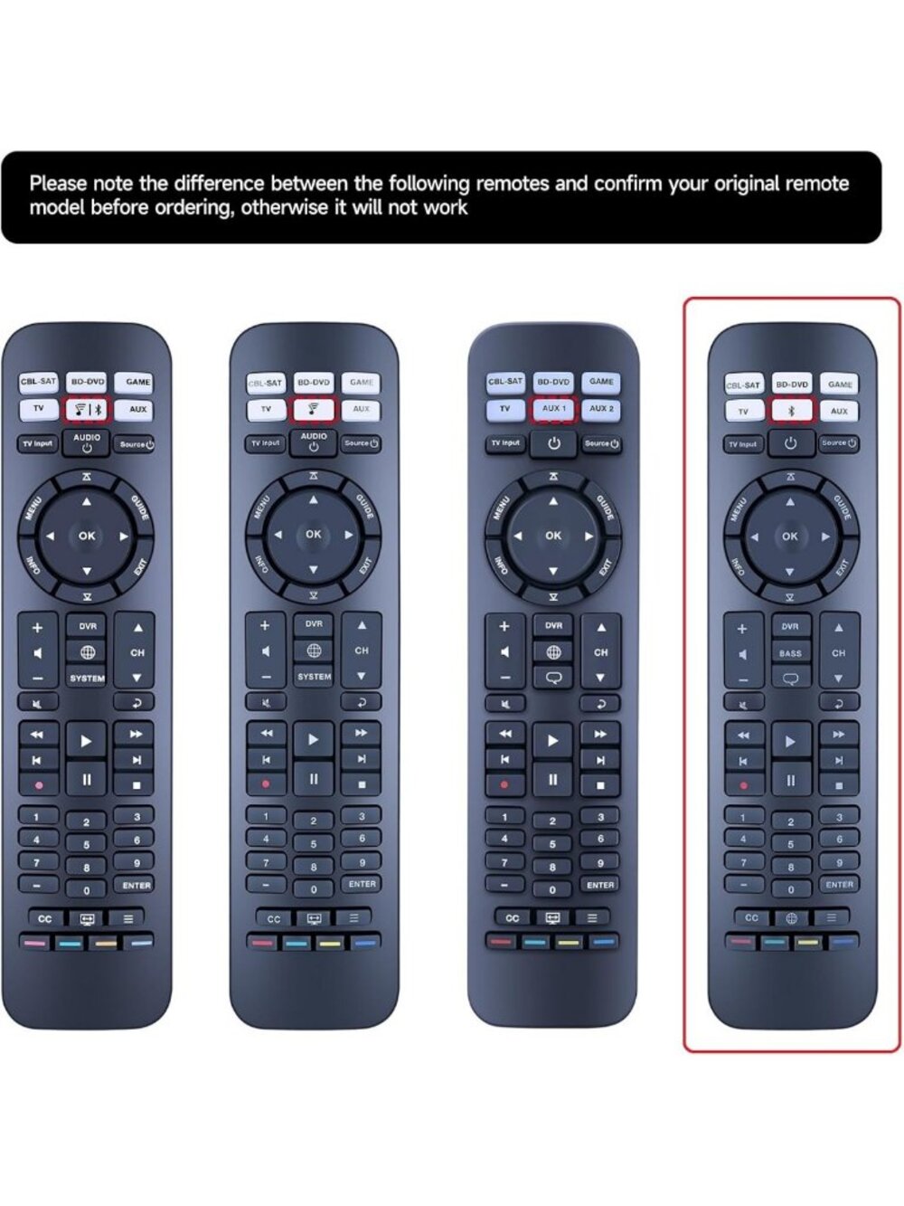 Universal Remote Control for Bose Sound Systems - Compatible with Cinemate - Picture 2 of 8